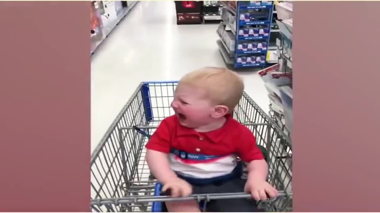 Watch and laugh again # Cure the unhappy # Cute baby funny moments # (5)