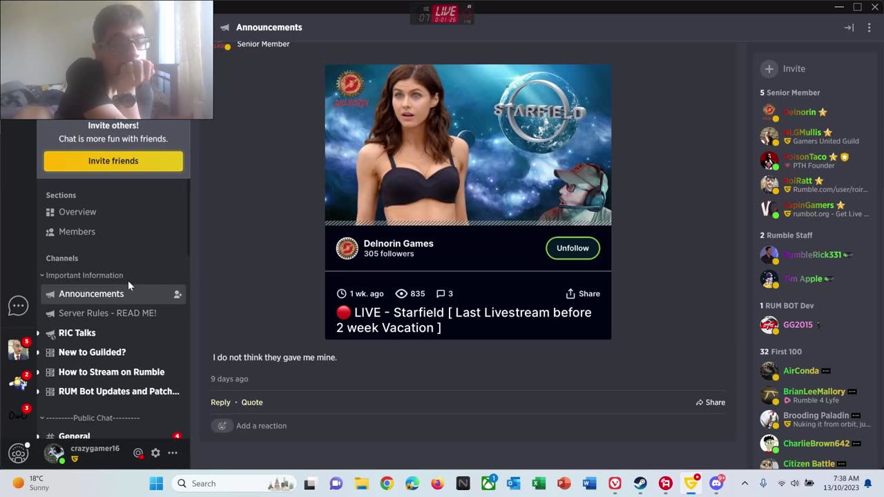 come chat to me while im doing stuff on my laptop