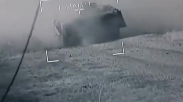 Ukrainian troops blow up and destroy Russian Z tank