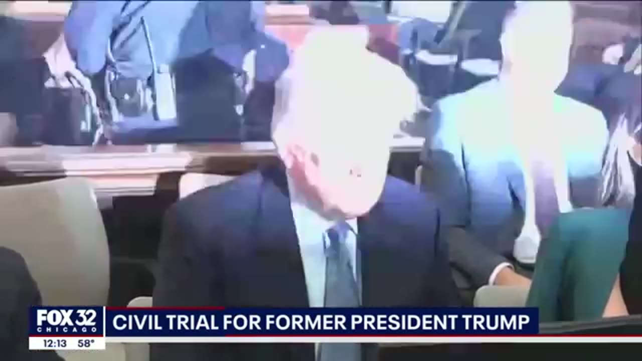 TRUMP ! Scolded by a judge for speaking during witness testimony