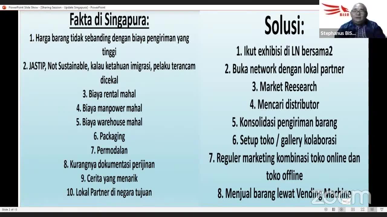 Potensi Produk Lokal Tembus Pasar Luar Negri Lewat Singapura