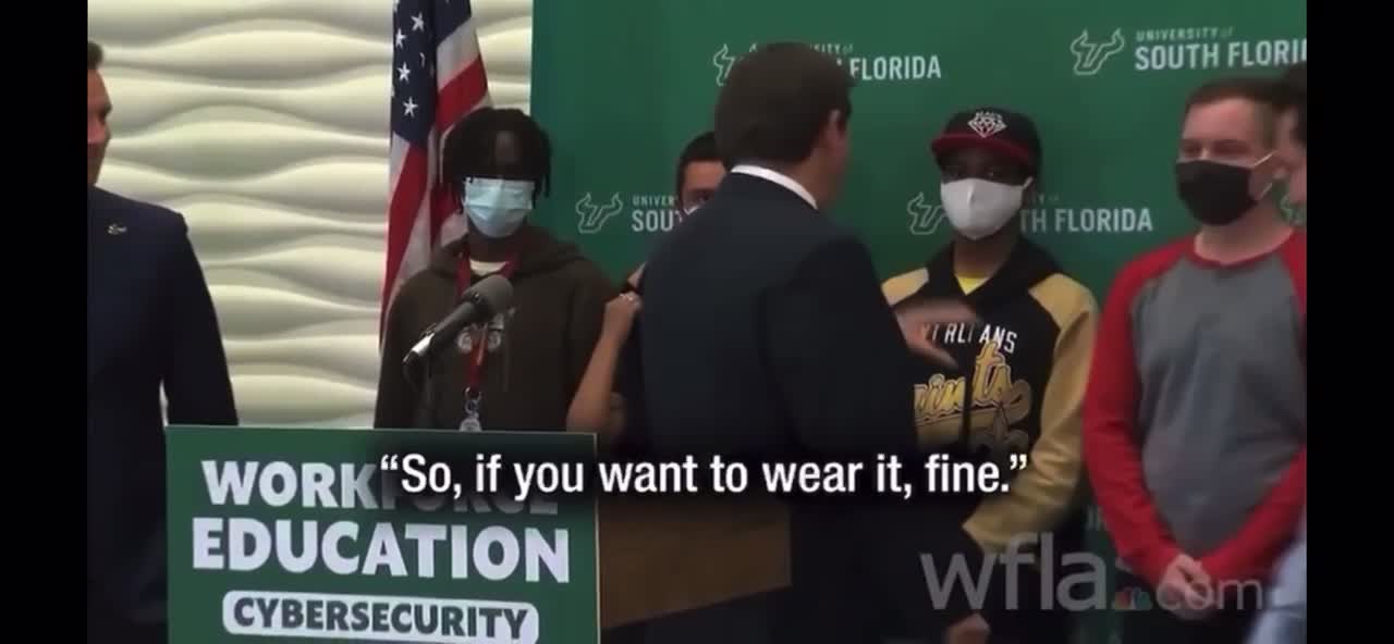 FL Governor Ron DeSantis says enough is enough, mask really don’t work