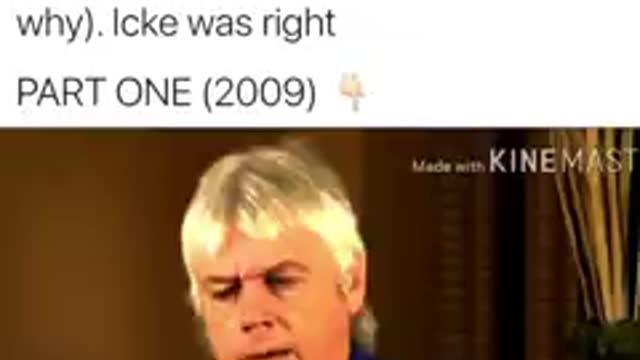 David Icke Said It In 2009