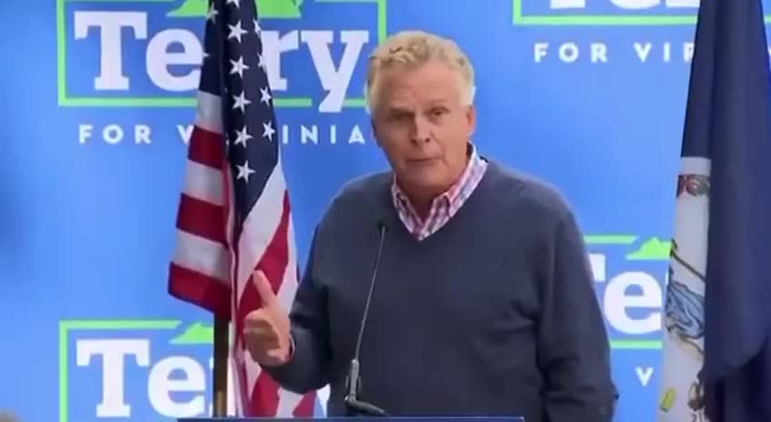 Terry McAuliffe is a clown 🤡