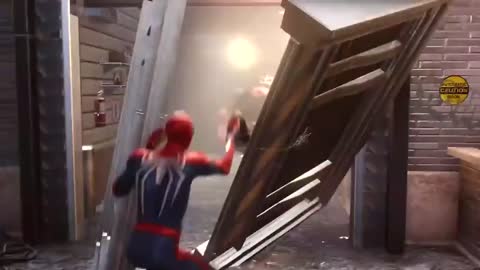 Spider-Man started his act of punishing hoes on the street.