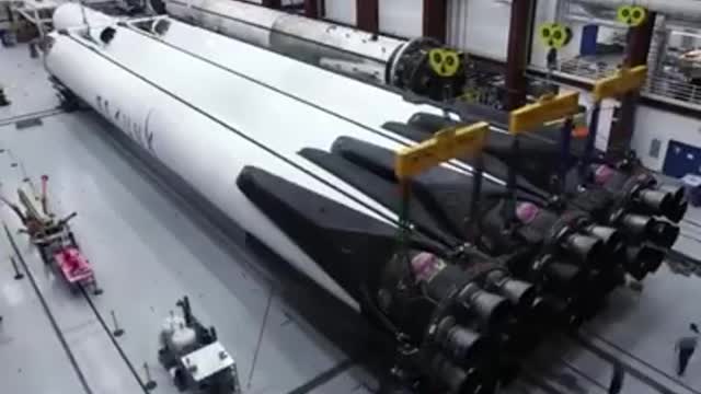 assembling spacecraft at space x