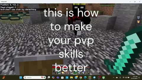 how to kill a player in minecraft