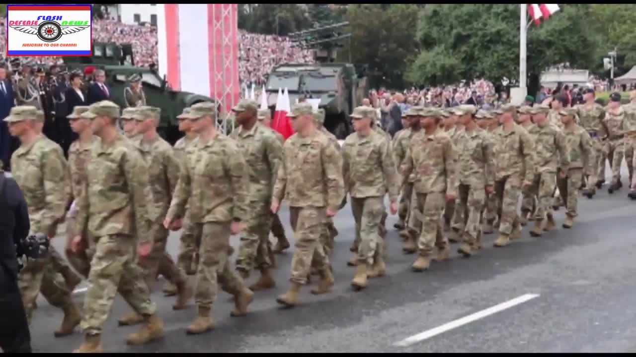 US army help Polish celebrate thier Anniversary Polish Armed Forces Day Poland