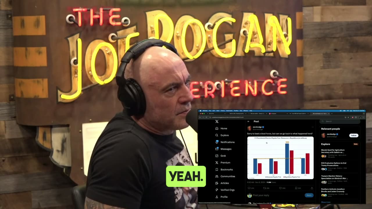 Joe Rogan raises SERIOUS questions about Biden’s ‘81 million votes’ in 2020