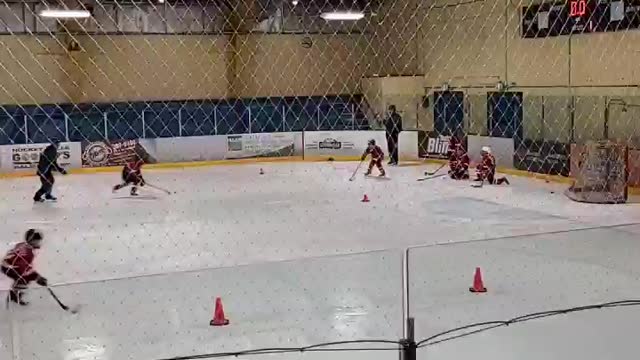 Hockey drill