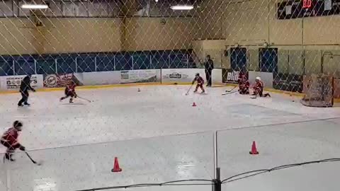 Hockey drill