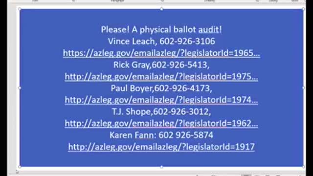 Call to Action - We need Help in Arizona to fight the Maricopa Board of Supervisors