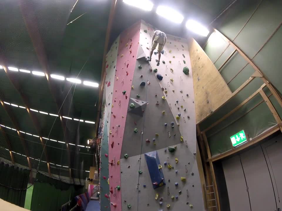 Red 7a route climbing