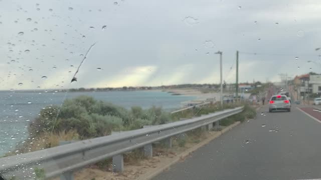 Rainy Day by the Beach