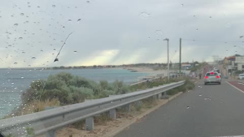 Rainy Day by the Beach