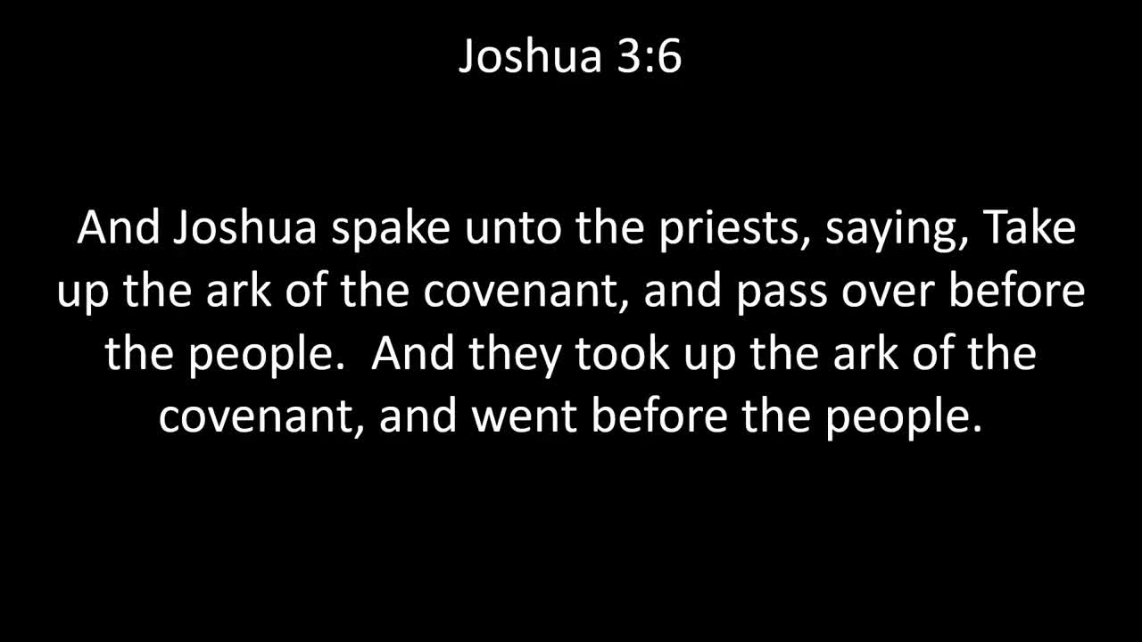 KJV Bible Joshua Chapter 3