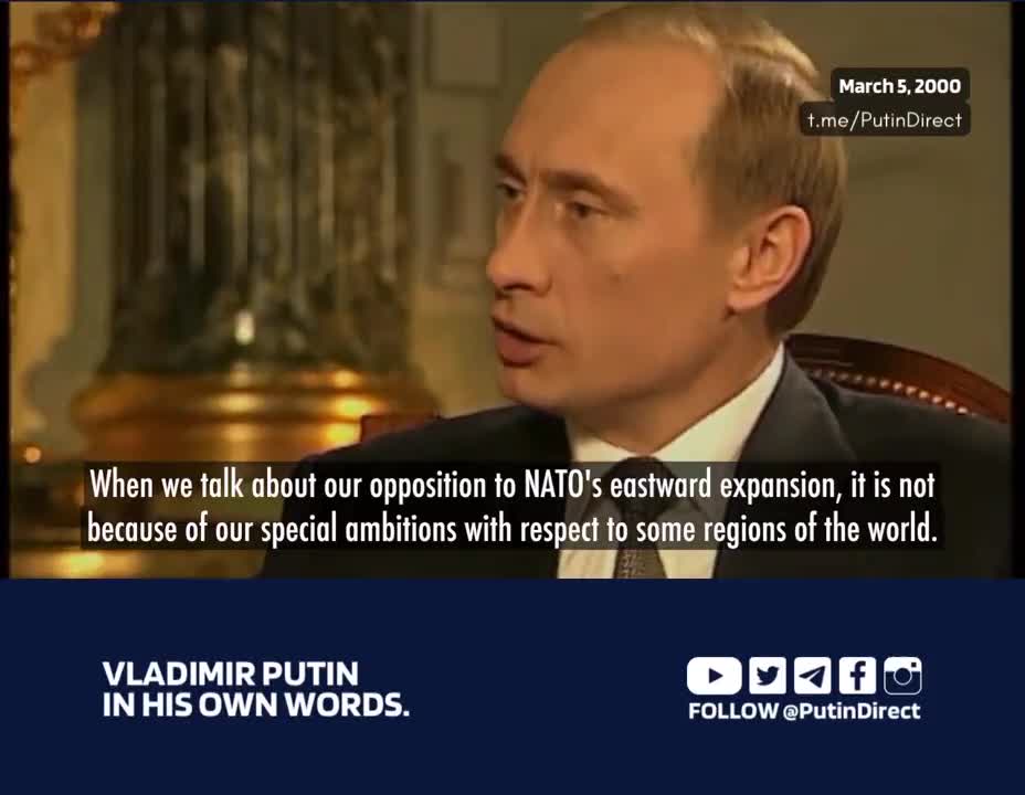 Putin's concerns in 2000 interview