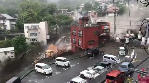 Massive mudslide in Japan