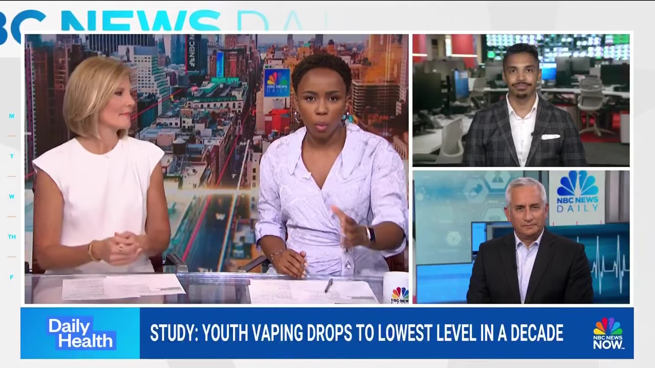 Youth vaping drops to lowest level in a decade