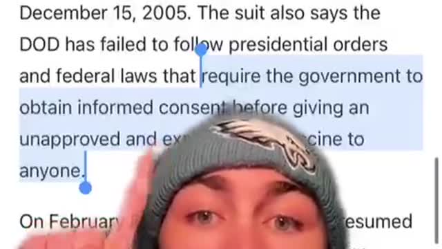 A message to our military regarding Covid Jabs