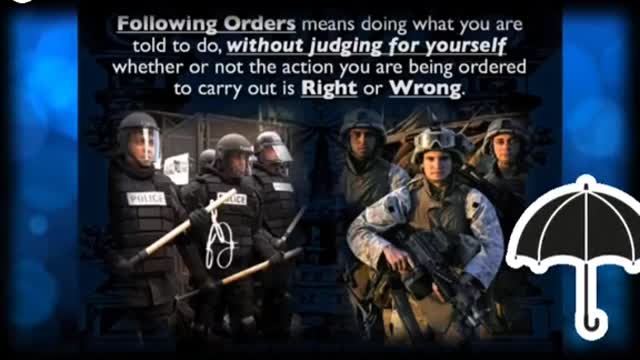 Order Followers Keep Slavery In Place