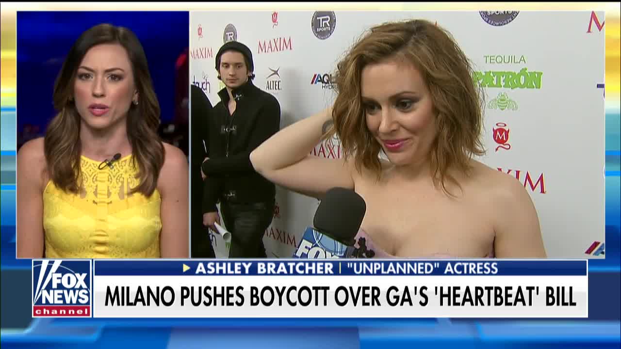 'Unplanned' actress fires back at Alyssa Milano's call to boycott Georgia