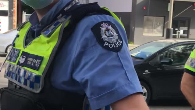 WA police Mask harassment 3 July 2021