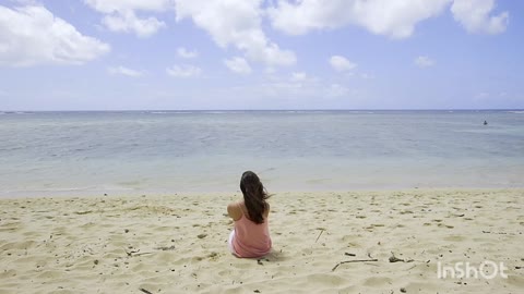 beautiful woman on the beach