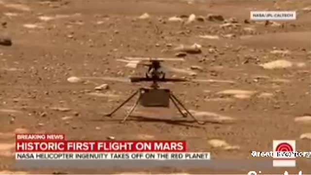 Nasa successfully flies small helicopter on Mars