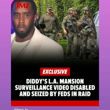 Diddy was raided by fbi 3/31/24