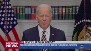 Biden Stops Importing Russian Oil But Claims It Won't Effect America