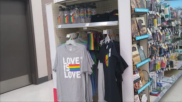 Corporate LGBTPedo Social Distance Covid Propaganda On Walgreen's Loudspeaker