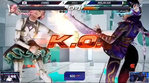 Tekken 7 Arslan ash vs Korea