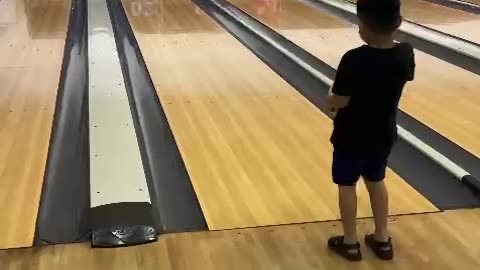 bowling and kid