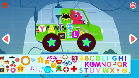 Dinosaur Car🚗 - Painting & Designing Car Games For Kids Kids Learning Kids Games Yateland