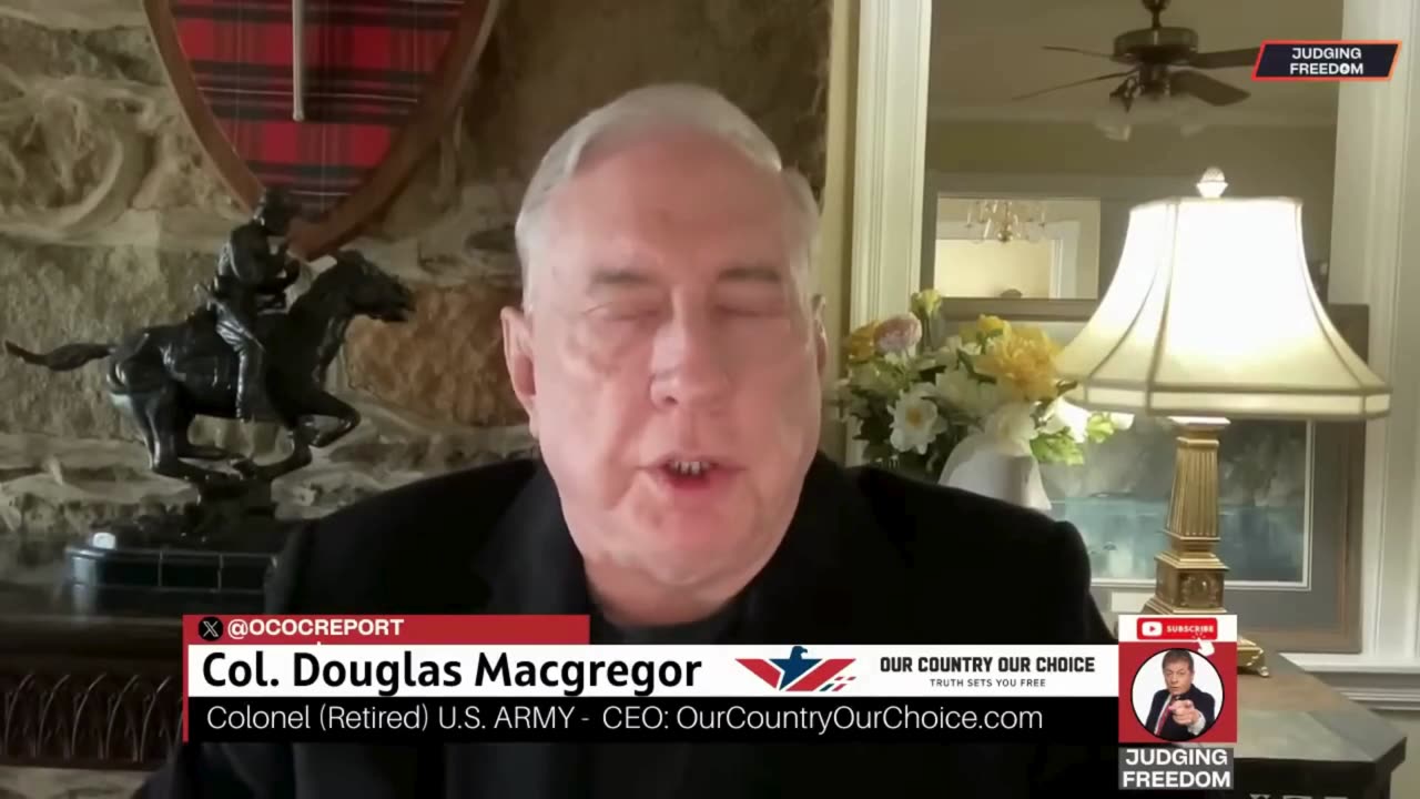 col. douglas macgregor - israel controls US finance, media and government