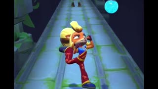 Nitro Thorn Thing Battle Run Gameplay On Road To Ruin - Crash Bandicoot: On The Run!