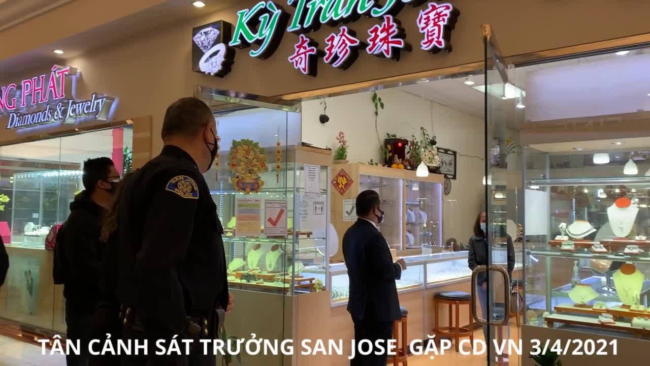 Tân cảnh sát trưởng San Jose California thăm CD VN 3/4/2021