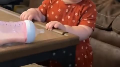 Baby's Reaction! when mom asked if she loves her