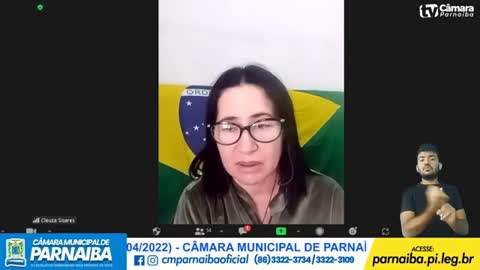 Audiência pública em Parnaíba-PI - Dona Cleuza