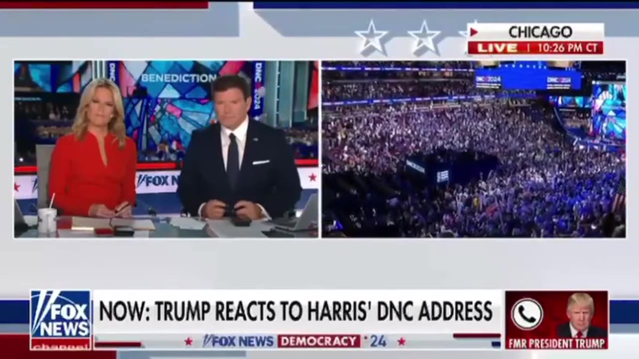 WOAH: Donald Trump Calls Into Fox News Following Kamala Harris' DNC Speech