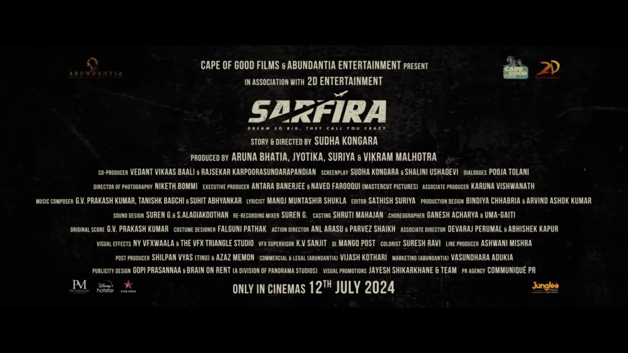 Sarfira-Official Trailer| Akshay Kumar| Paresh Rawal|Radhikka|Sudha Kongara| 12July 2024