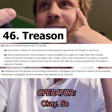 Calling Crime Stoppers to Report Treason in Canadian Government