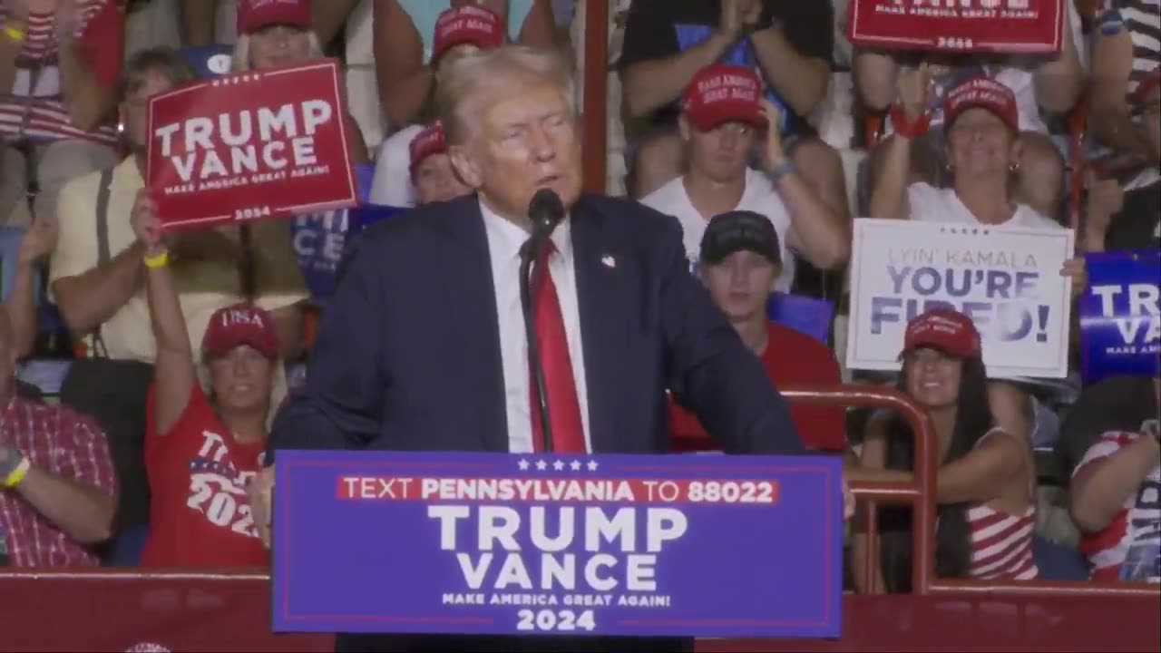 President Trump Pennsylvania Rally 07-31-24 Full Speech