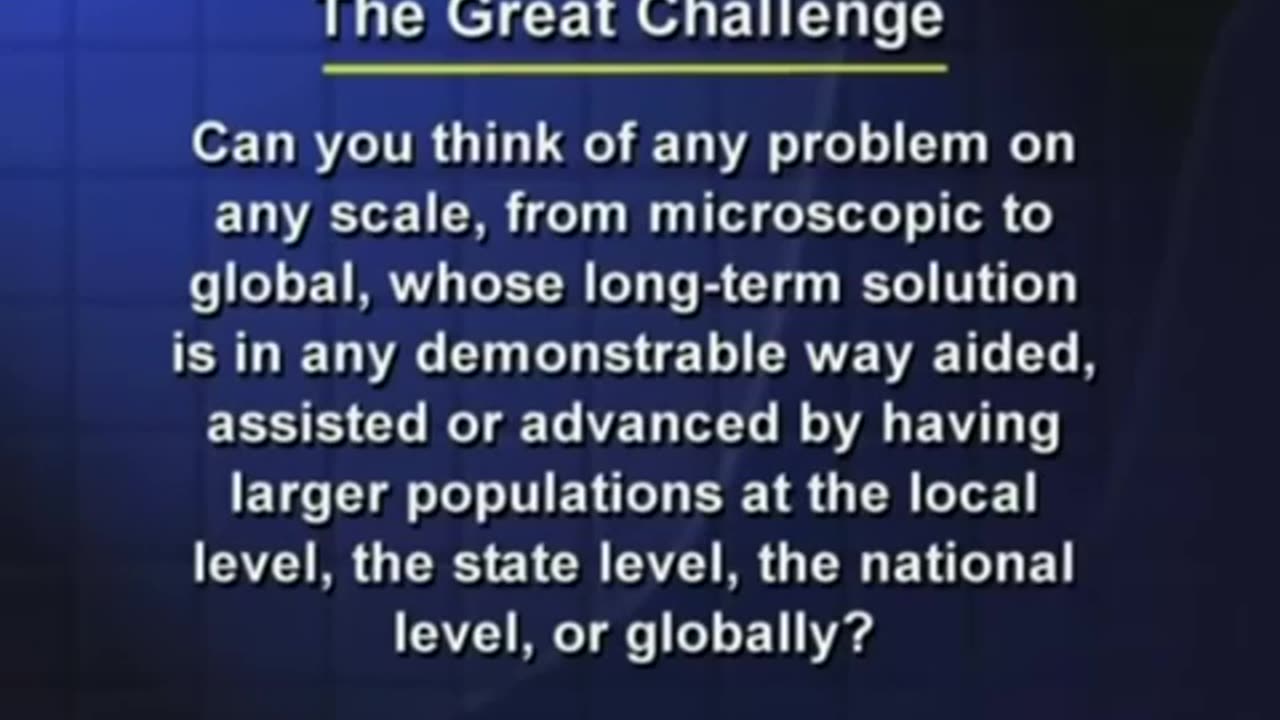 Exponential Growth Arithmetic, Population and Energy, Dr. Albert A. Bartlett