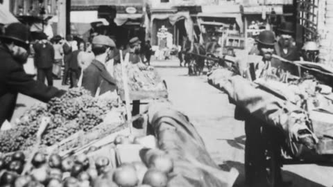 New York's Lower East Side (1903 Original Black & White Film)