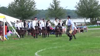 Claddagh Mhor Pipe Band at Maine Highland Games 2021