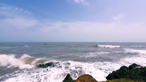 Sunny day at a beach