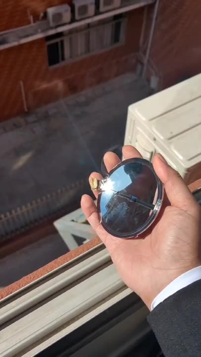 Portable Solar Lighter Camping Hiking Fishing