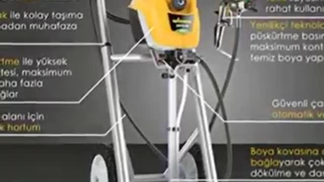 WAGNER Airless Farbsprühsystem Control Pro 350 M für Wandfarben, Lacke & Lasuren, Holz